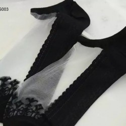 Transparent Lace Socks