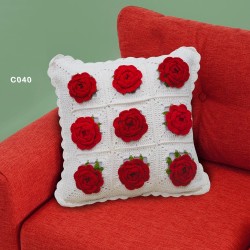Crochet Single Cushion Cover