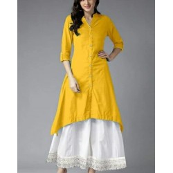 Fashionable Less kurti and Plazzo Set For Women