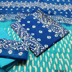 Unstitched Tie Die Batik Salwar Kameez