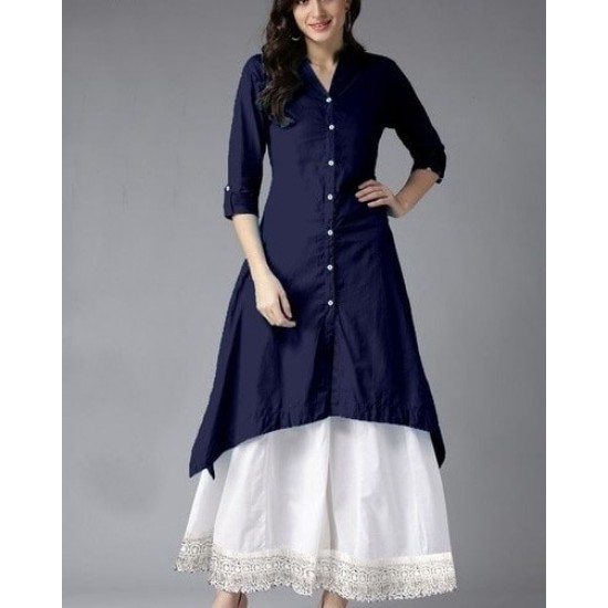 Fashionable Less kurti and Plazzo Set For Women
