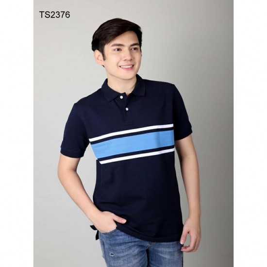 Trendy Contrast Half Sleeve polo Shirt