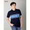 Trendy Contrast Half Sleeve polo Shirt