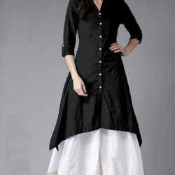 Fashionable Less kurti and Plazzo Set For Women