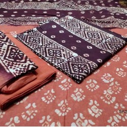 Multi Color Mom Batik Salwar Kameez