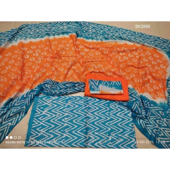 Multi Color Mom Batik Salwar Kameez