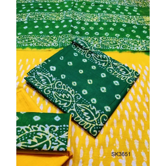 Unstitched Tie Die Batik Salwar Kameez