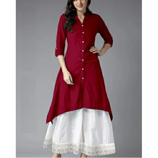 Fashionable Less kurti and Plazzo Set For Women