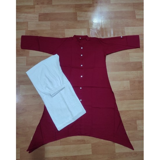 Fashionable Less kurti and Plazzo Set For Women