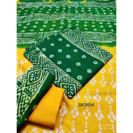 Unstitched Tie Die Batik Salwar Kameez