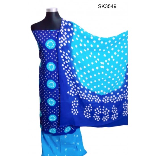 Multi Color Cunri Batik Salwar Kameez