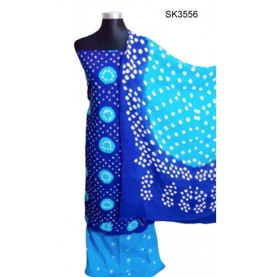 Multi Color Cunri Batik Salwar Kameez