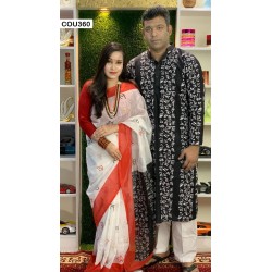 21st February Special Couple Sarree and Punjabi