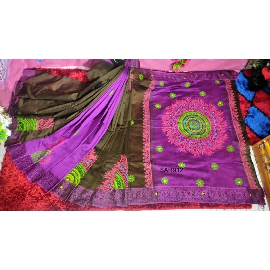 Dhupian Half Silk Saree
