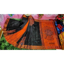 Dhupian Half Silk Saree