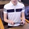 Trendy Contrast Half Sleeve polo Shirt