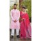 Couple Block Print Cota Saree and Slab Cotton Punjabi