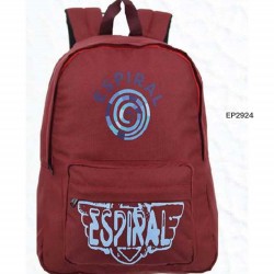 Espiral Circle logo Nylon Fabric Super Light Weight Traveling School College Backpack