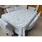 Net table cloth with 6 chair cover