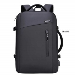 Shaolong 2020-1# 19 Inch Premium Quality Laptop Business And Travel Backpack With USB Port (Black)