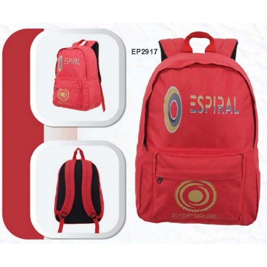 Espiral Circle Holl logo Nylon Fabric Super Light Weight Traveling School College Backpack