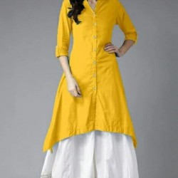 Fashionable Less kurti and Plazzo Set For Women