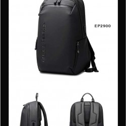 ARCTIC HUNTER Men's Backpack Multifunctional Waterproof Laptop USB Charge Outdoor Sport School Travel Bag Black B00423