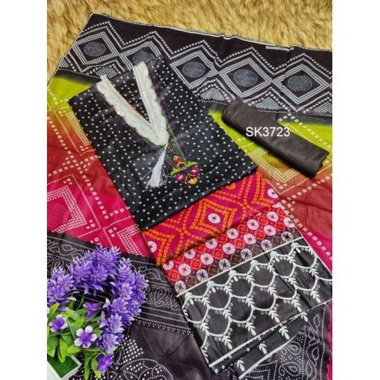 Screen Printed Cotton Salwar Kameez