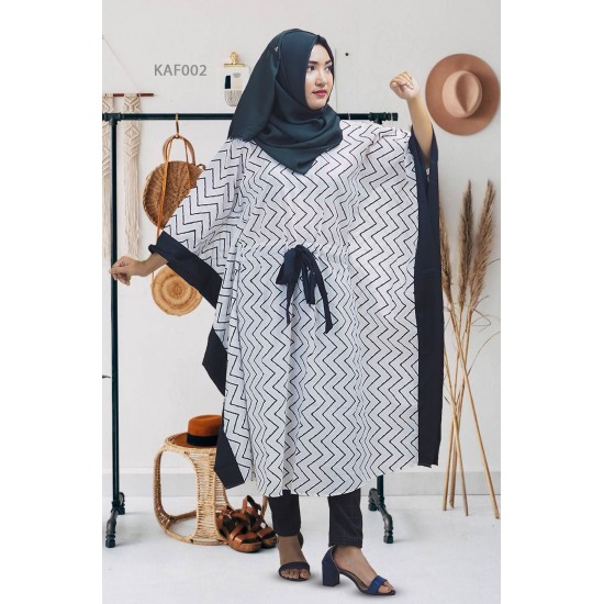 Fashionable Screen Print Kaftan