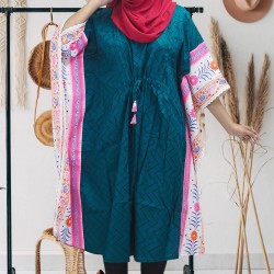 Fashionable Screen Print Kaftan