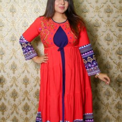 Stylish Lilen Gown For Women