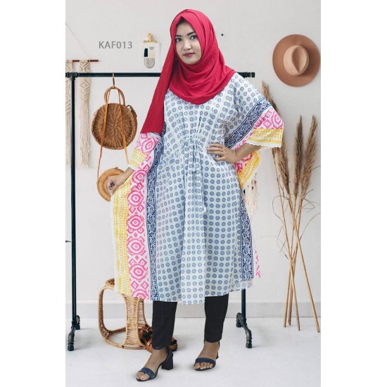 Fashionable Screen Print Kaftan