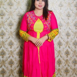 Stylish Lilen Gown For Women
