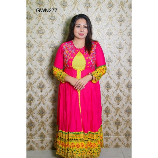 Stylish Lilen Gown For Women