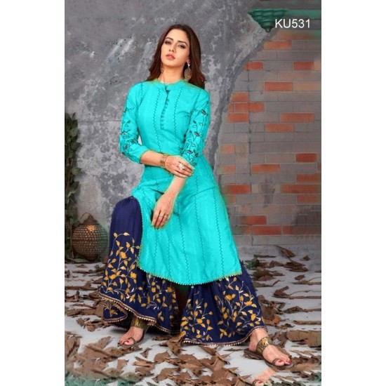 Purnima kurti and plazzo Set