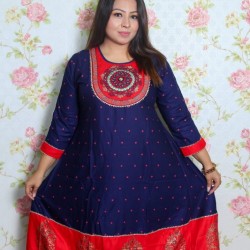 Stylish Lilen Gown For Women
