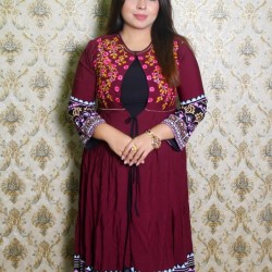Stylish Lilen Gown For Women