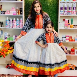 ফাল্গুনের কালেকশন।। মা-মেয়ে-ম্যচিং ফ্যামিলি সেট।