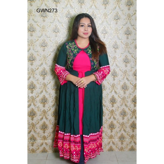 Stylish Lilen Gown For Women