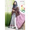 Dhupian Silk Block Print Saree For Women