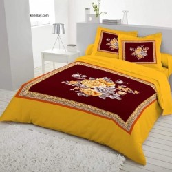 cotton PANEL bed sheet