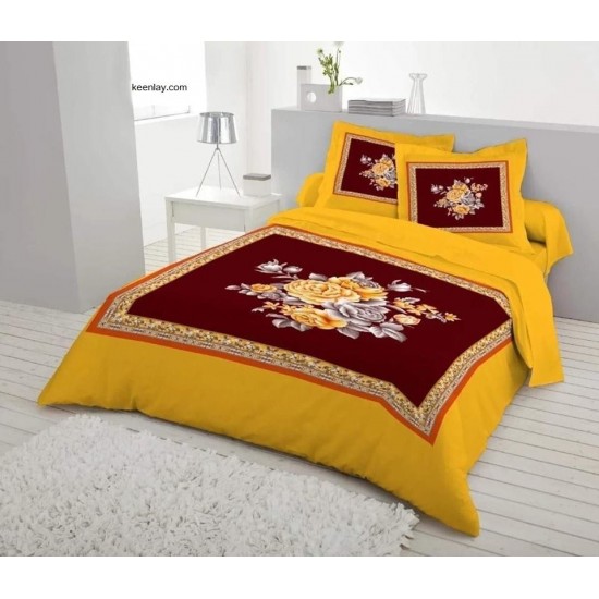 cotton PANEL bed sheet