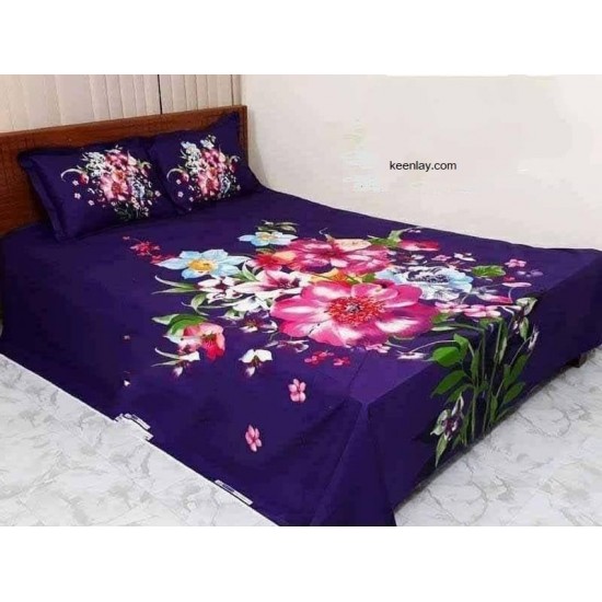 cotton PANEL bed sheet