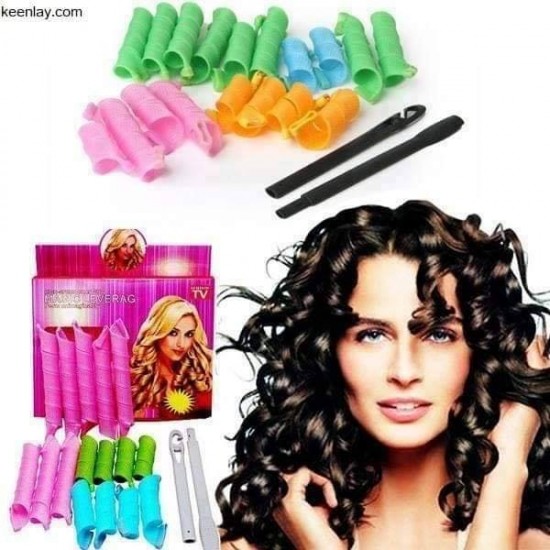 MAGIC LEVERAG HAIR STYLING ROLLER CURLERS