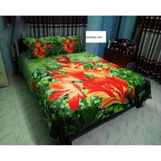 cotton PANEL bed sheet