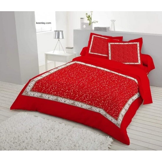 cotton PANEL bed sheet