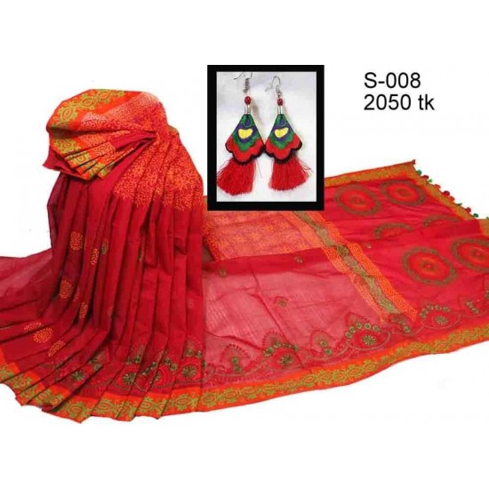 Half silk saree