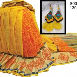 Half silk saree