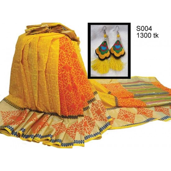 Half silk saree