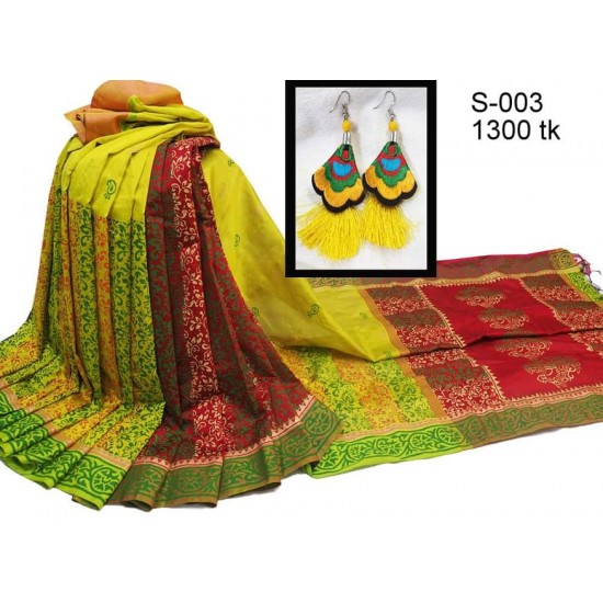 Half silk saree